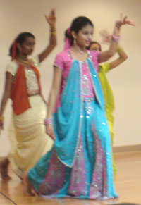 Photo of three dancers